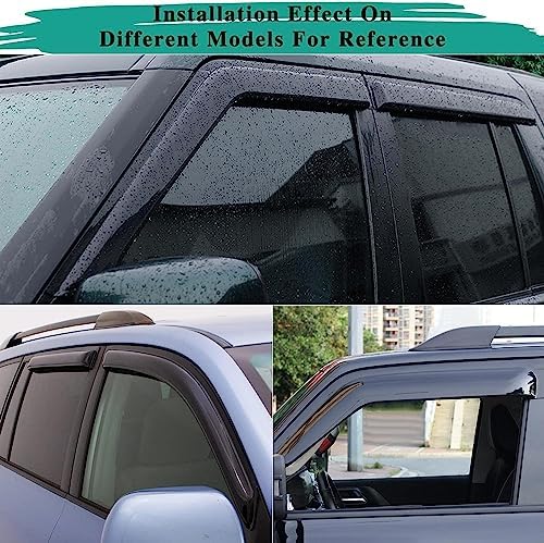 Rain Guards for Cadillac XT6 2019 Car Accessories Rain Guards Side Window, Deflector Vent Window Visors|B0CDFXB4WF