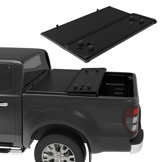 Hard Tri-Fold Flip Up Bed Cover For Chevy Silverado 5.8FT