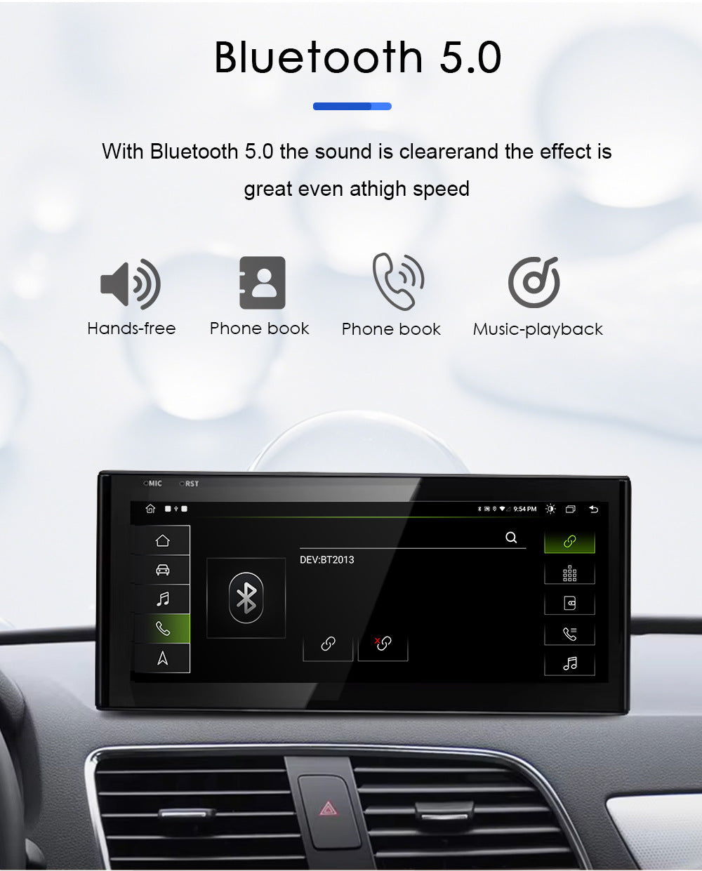 OEM Look Digital Cockpit Compatible with Audi Q3 (2013-2018) - 10.25-inch touchscreen + Wireless CarPlay