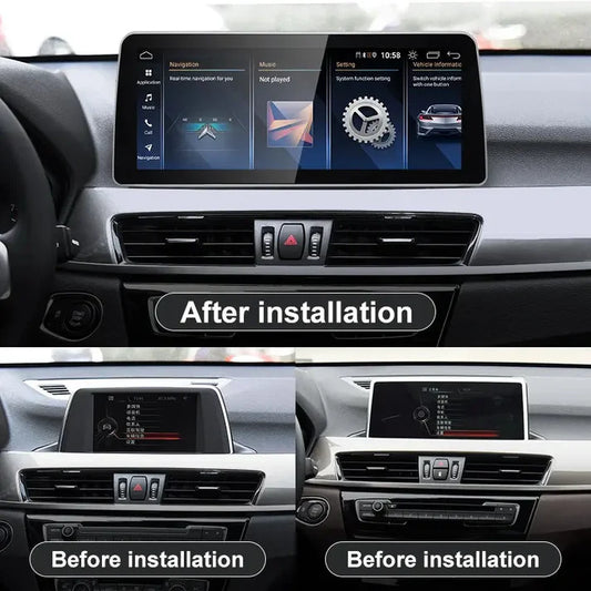 2018–2023 BMW X2 12.3" Digital Cockpit Android Car Multimedia IPS Touchscreen, OEM Style