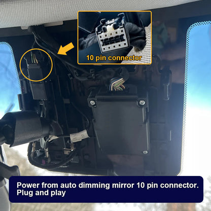 OEM Factory Look Dash Cam for Cadillac OPTIQ (2025-2026) - Front 4K + Rear 1080P