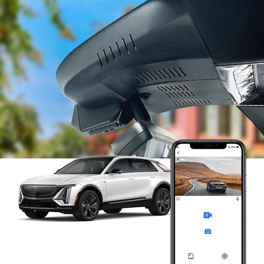 Cadillac Lyriq Dash Cam (2023-2026), OEM Factory Look, UHD 2160P Video, Built-in WiFi & APP