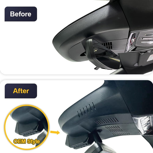 Cadillac Lyriq Dash Cam (2023-2026), OEM Factory Look, UHD 2160P Video, Built-in WiFi & APP