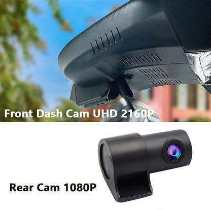 Integrated OEM Look Dash Cam Compatible with Cadillac LYRIQ (2023-2026) - Front 4K + Rear 1080P