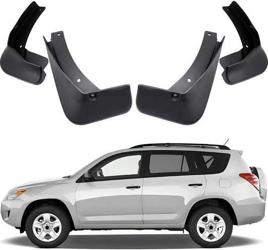 Toyota RAV4 Mud Flaps, Car Mudguard Fender Splash Guards for Toyota RAV4 2007-2012 Base Without Fender Flares
