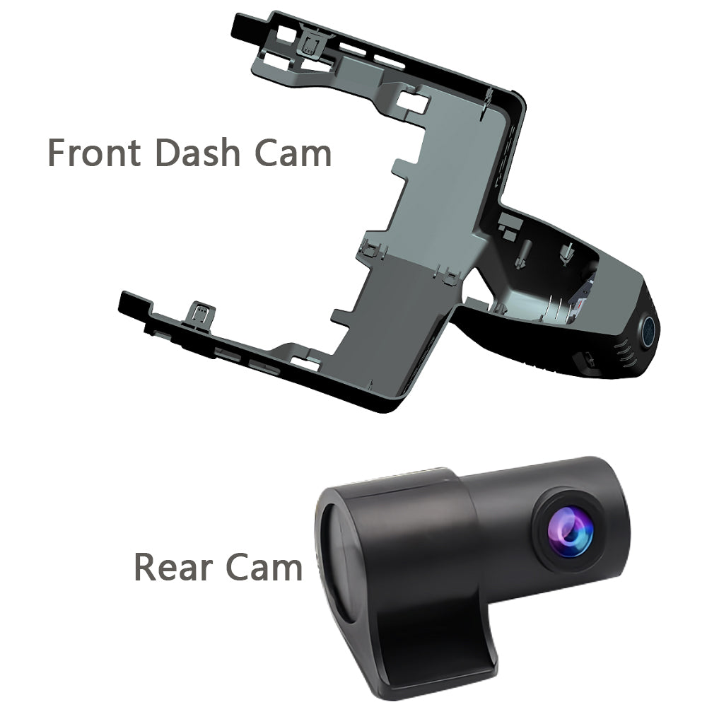 Integrated OEM Look Dash Cam Compatible with BMW iX (2022-2026) - Front 4K + Rear 1080P