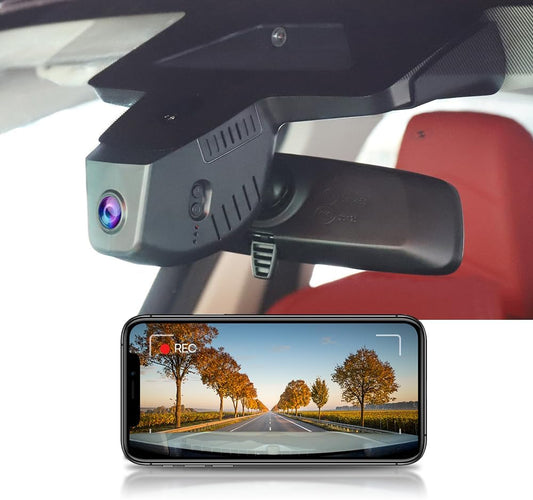 BMW XM Dash Cam (2023-2025), Custom Fit OEM Style, UHD 2160P Video, WiFi & APP, Easy to Install