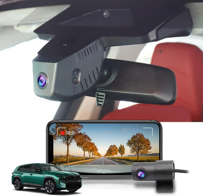 Integrated OEM Look Dash Cam Compatible with BMW XM (2023-2025) - Front 4K + Rear 1080P
