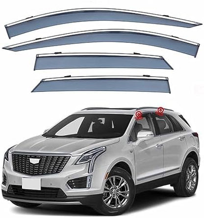 Rain Guards for Cadillac XT5 2016-2023 Car Accessories Rain Guards Side Window, Deflector Vent Window Visors|B0CDCCBPY2
