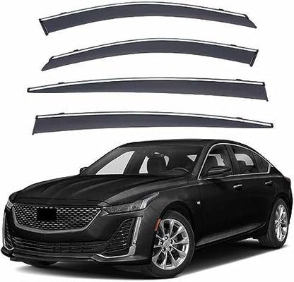 Rain Guards for Cadillac CT5 2019-2023 Car Accessories Rain Guards Side Window, Deflector Vent Window Visors|B0CD848KX9