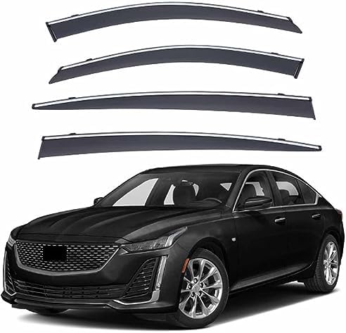 Rain Guards for Cadillac CT5 2019-2023 Car Accessories Rain Guards Side Window, Deflector Vent Window Visors|B0CD848KX9