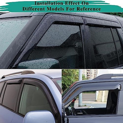 Rain Guards for Cadillac CT6 2016-2022 Car Accessories Rain Guards Side Window, Deflector Vent Window Visors|B0CD844YTW