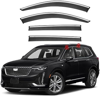 Rain Guards for Cadillac XT6 2019 Car Accessories Rain Guards Side Window, Deflector Vent Window Visors|B0CDFXB4WF