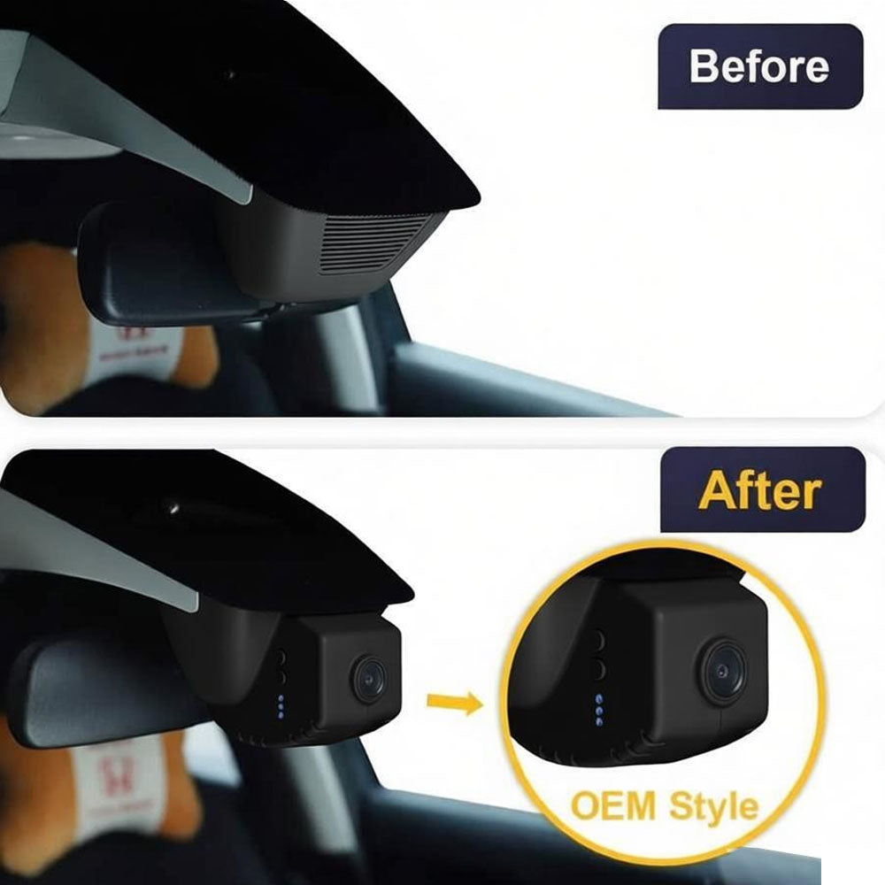 Honda CR-V Dash Cam (2023-2026), OEM Factory Look Front 4K+Rear 1080P Dash Cam, 128G