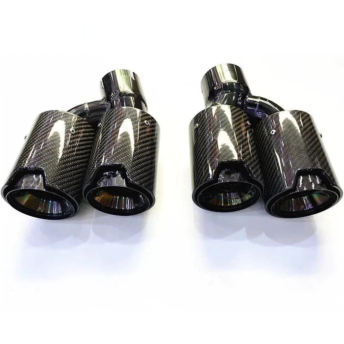 BMW 5 Series Carbon Fiber Quad Exhaust Tips