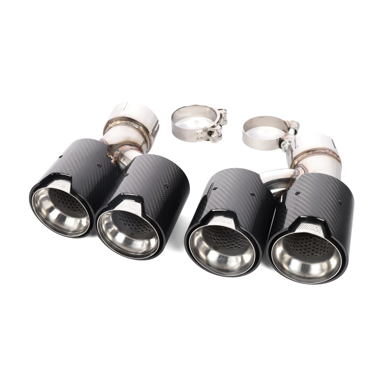 BMW 5 Series Carbon Fiber Quad Exhaust Tips