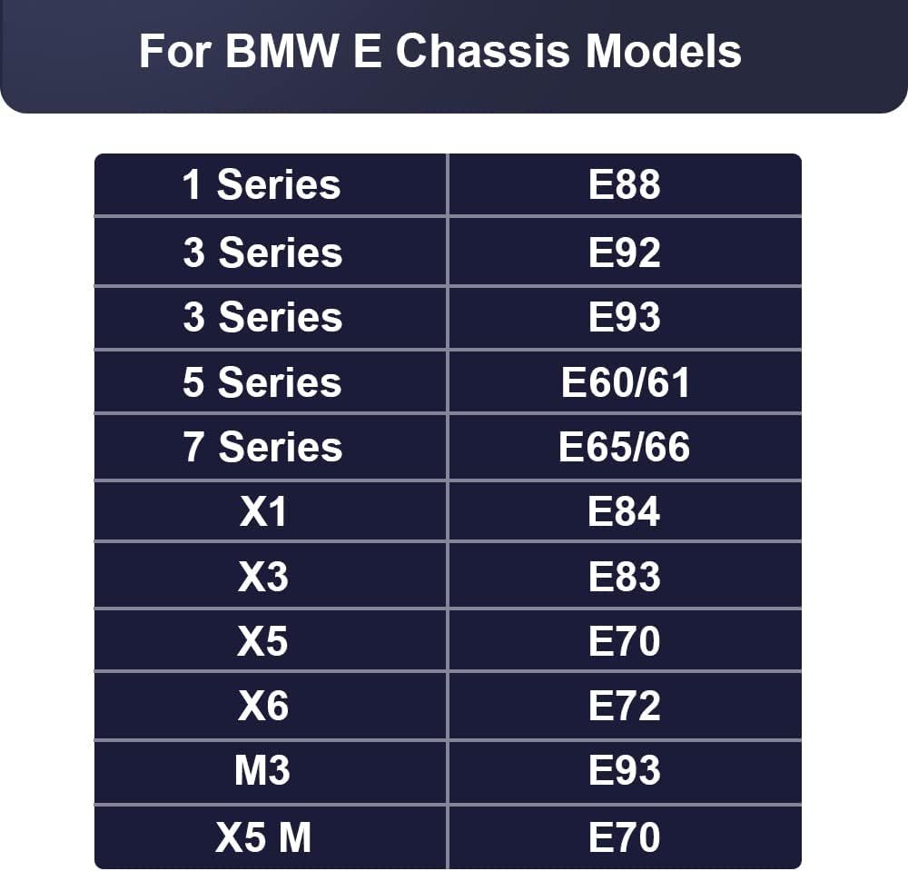BMW E Chassis Dash Cam, Factory Fit OEM Look, UHD 2160P Video, WiFi & APP Connect, Loop Recording