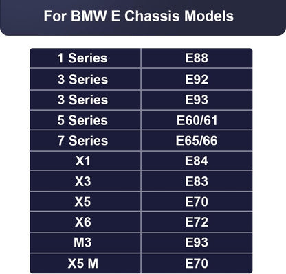 BMW E Chassis Dash Cam, Factory Fit OEM Look, UHD 2160P Video, WiFi & APP Connect, Loop Recording