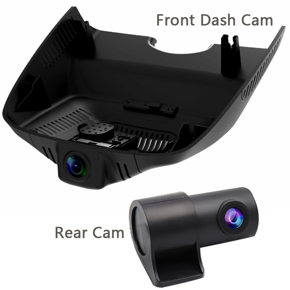 Factory Look Dash Cam Compatible with Mercedes-Benz GLK-Class (2010-2015) - Front 4K + Rear 1080P