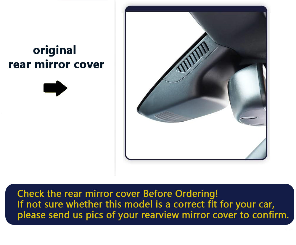 Factory Look Dash Cam Compatible with Mercedes-Benz GLK-Class (2010-2015) - Front 4K + Rear 1080P
