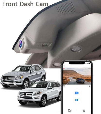 4K Dash Cam for Mercedes-Benz GL (2013-2016) and ML (2012-2015), Factory OEM Look, 2160P UHD Video