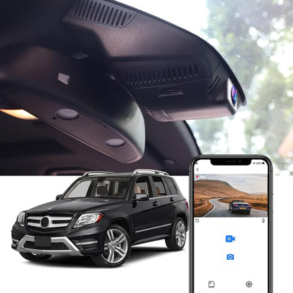 Factory Look Dash Cam Compatible with Mercedes-Benz GLK-Class (2010-2015) - Front 4K + Rear 1080P