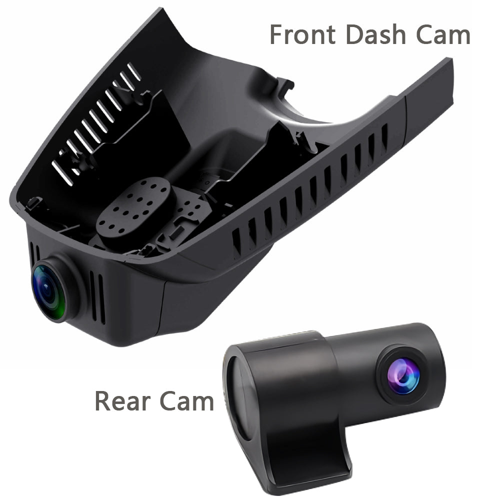 Factory Look Dash Cam Compatible with Mercedes-Benz GLK-Class (2010-2015) - Front 4K + Rear 1080P