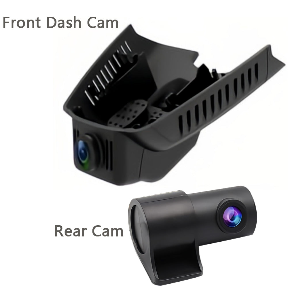 Factory Look Dash Cam Compatible with Mercedes-Benz GLC (2014-2020) - Front 4K + Rear 1080P