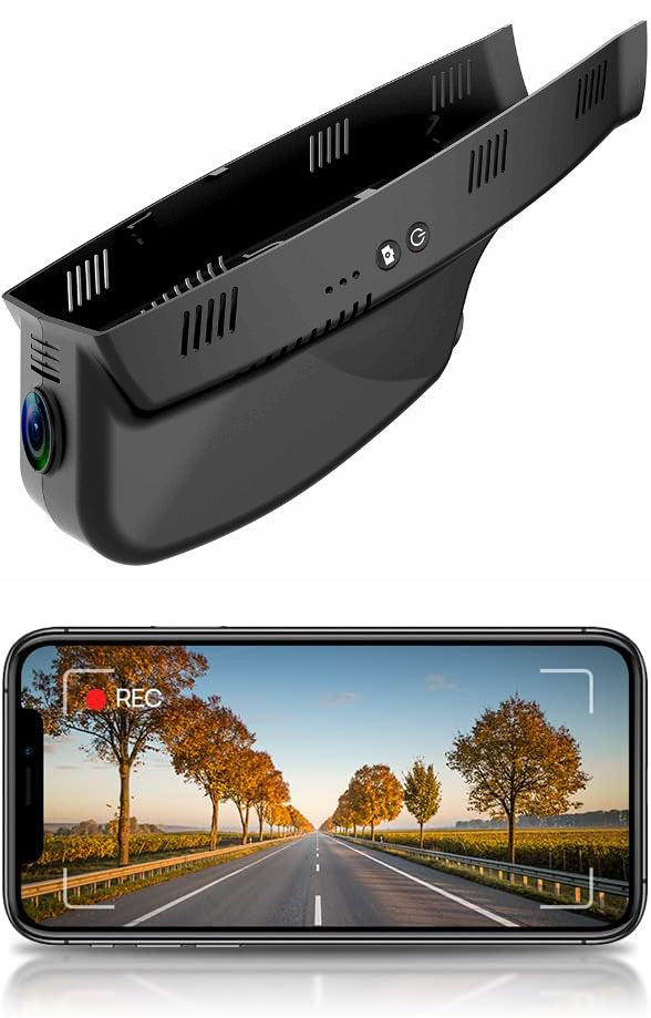 Custom Fit BMW E Chassis Dash Cam, OEM Look, UHD 2160P Video, WiFi & APP Connect, Loop Recording