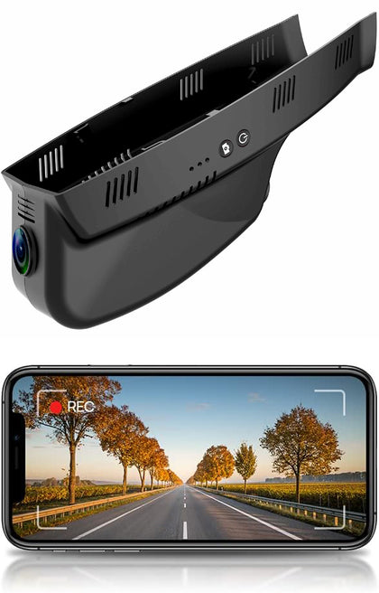Custom Fit BMW E Chassis Dash Cam, OEM Look, UHD 2160P Video, WiFi & APP Connect, Loop Recording