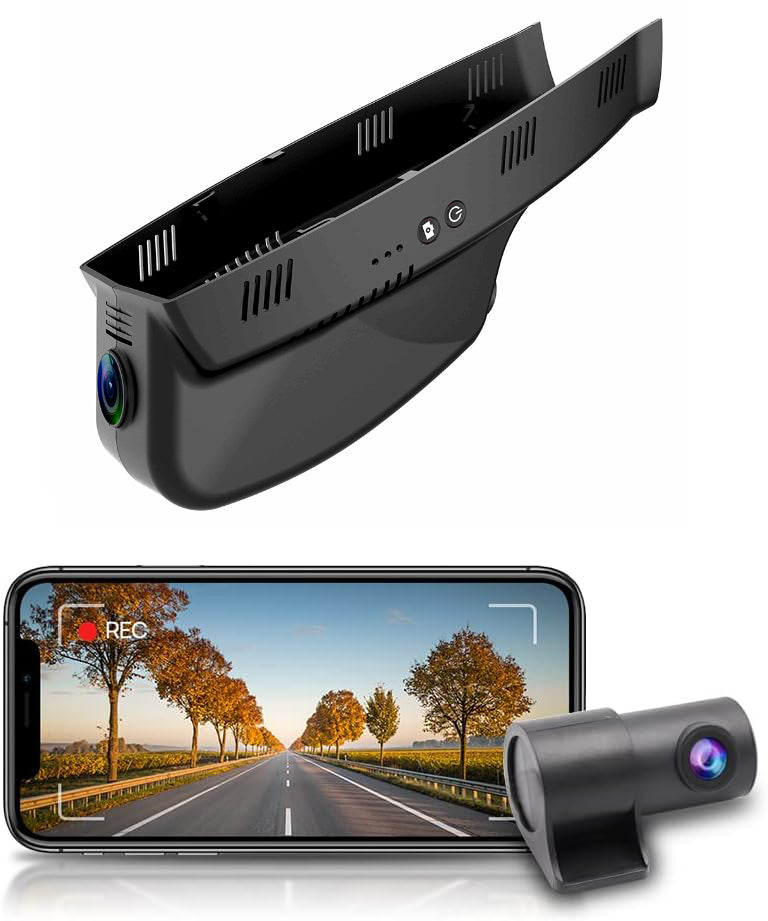 Custom Fit BMW E Chassis Dash Cam, OEM Look, UHD 2160P Video, WiFi & APP Connect, Loop Recording