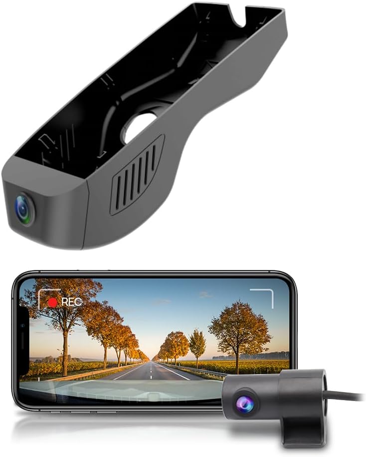 Chevy Equinox Dash Cam (2018-2023), Custom Fit OEM Look, UHD 2160P Video, Built-in WiFi & APP, G-Sensor