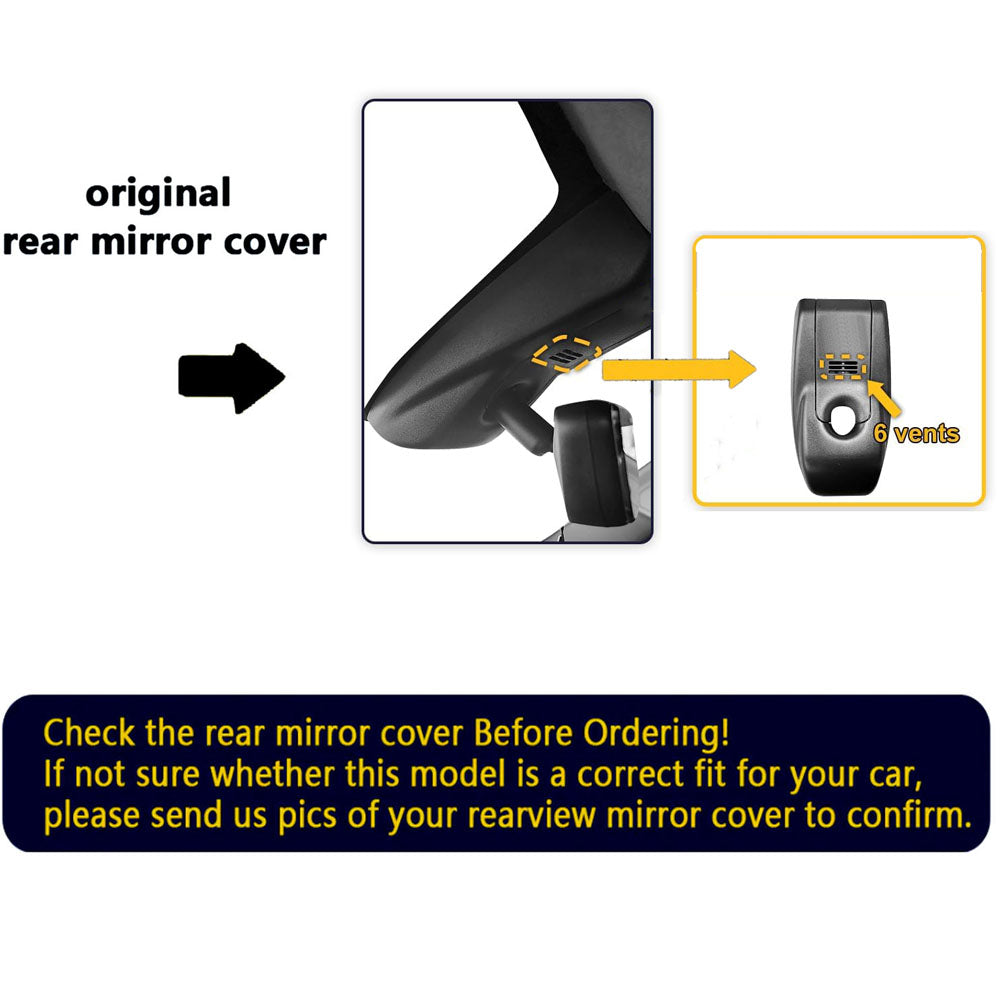 OEM Look Dash Cam for GMC Terrain 2018-2024 (With Vents) - Front 4K + Rear 1080P