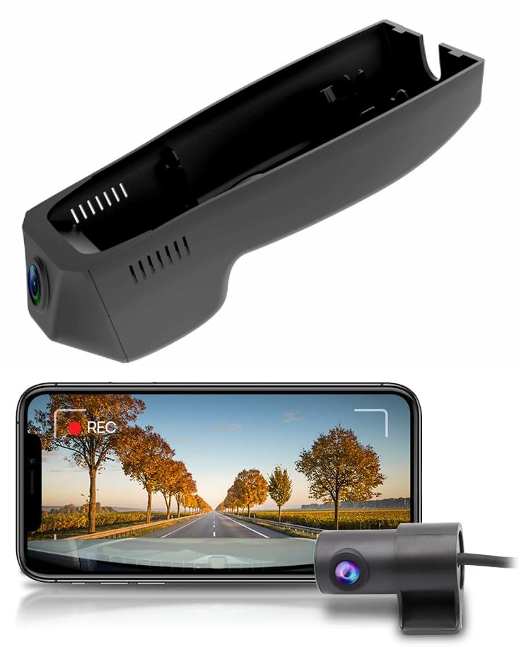 Integrated OEM Look Dash Cam Compatible with Chevrolet Equinox (2018-2023) - Front 4K + Rear 1080P