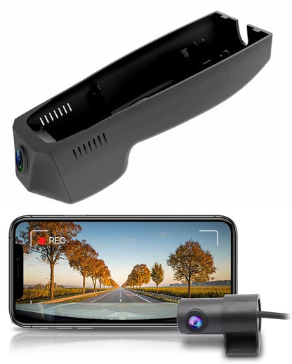 Integrated OEM Look Dash Cam Compatible with Chevrolet Equinox (2018-2023) - Front 4K + Rear 1080P