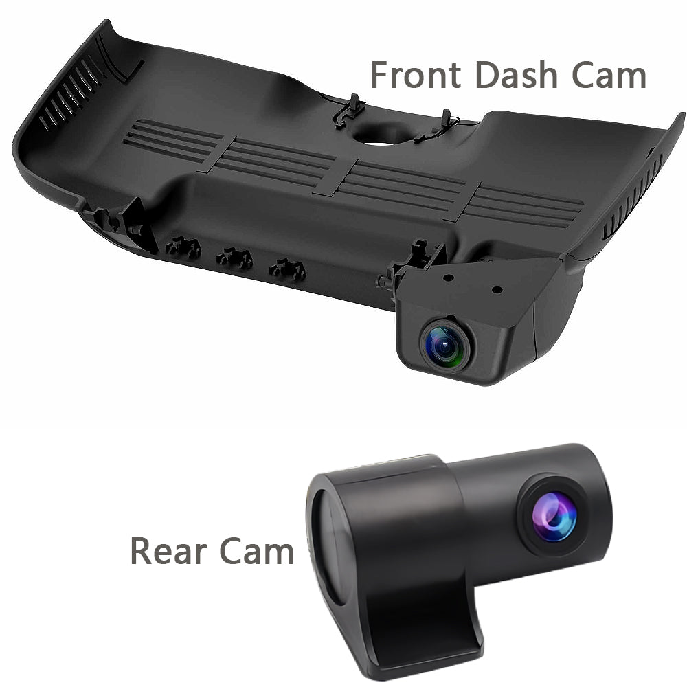 Factory Look Dash Cam Compatible with Mercedes-Benz S-Class (2013-2020) - Front 4K + Rear 1080P