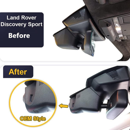 Land Rover Discovery Sport Dash Cam (2015-2019), Factory OEM Style, 4K HD Video, WiFi Connect & APP