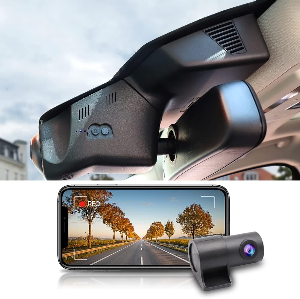 Land Rover Discovery Sport Dash Cam (2015-2019), Factory OEM Style, 4K HD Video, WiFi Connect & APP