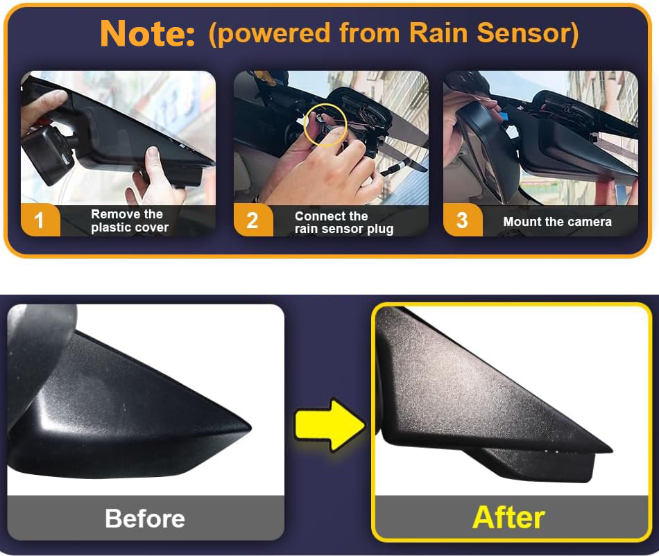 Ford Edge Dash Cam (2011-2018), OEM Factory Look, 2160P UHD Video, Built-in WiFi & APP