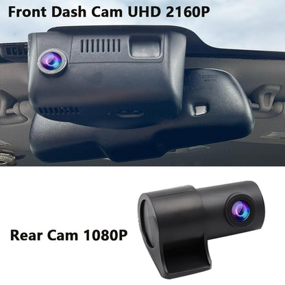Dodge RAM Dash Cam (2013-2018), OEM Look, UHD 2160P Video, Built-in WiFi & APP, G-Sensor