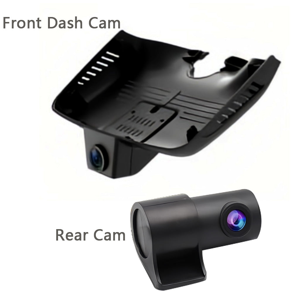 Factory Look Dash Cam Compatible with Mercedes-Benz GLC (2016-2023) - Front 4K + Rear 1080P