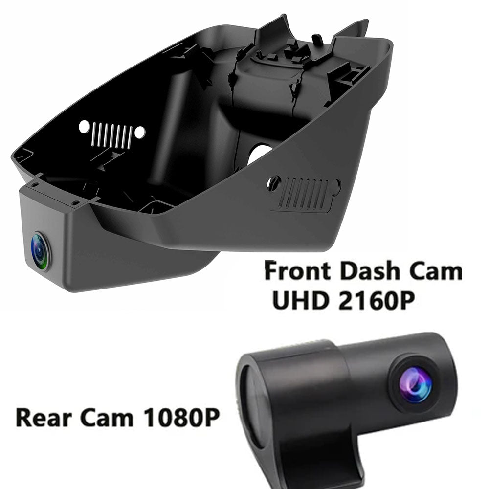 Jeep Renegade Dash Cam (2015-2023), OEM Factory Look, Front 4K+Rear 1080P Dash Cam