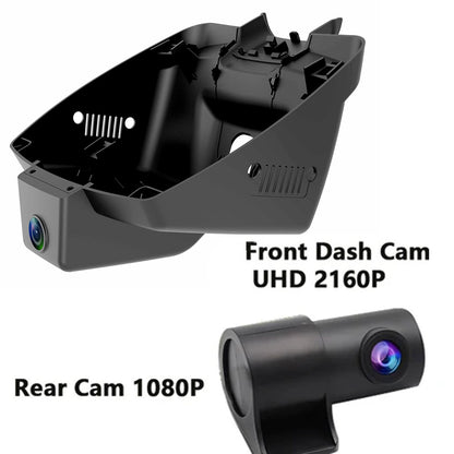 Jeep Renegade Dash Cam (2015-2023), OEM Factory Look, Front 4K+Rear 1080P Dash Cam