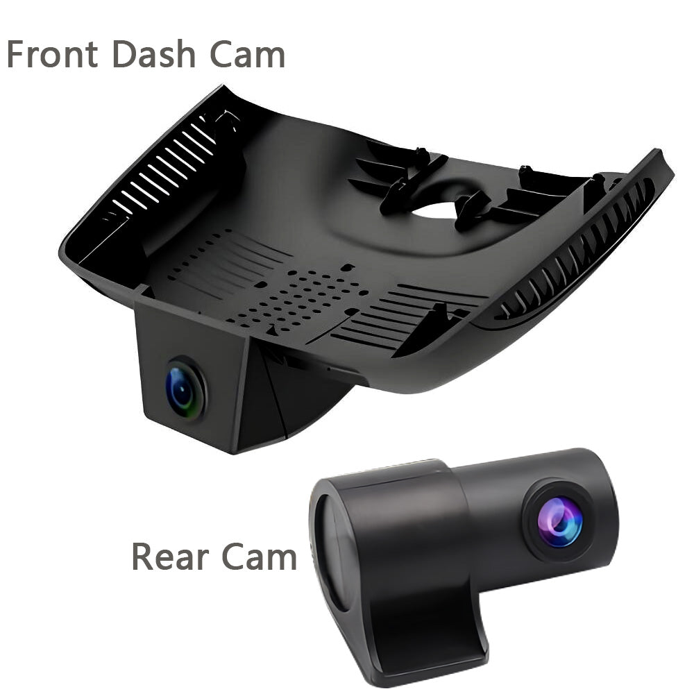 Factory Look Dash Cam Compatible with Mercedes-Benz Mercedes-AMG GLC (2014-2023) - Front 4K + Rear 1080P