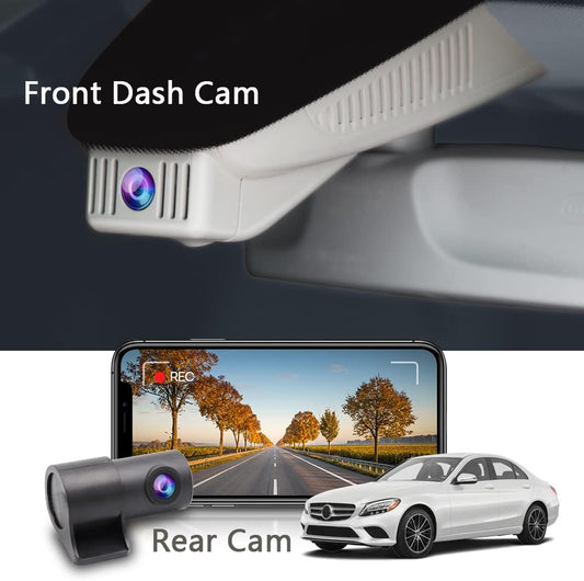 Mercedes-Benz GLC & C Class Dash Cam, OEM Look 4K Dash Cam with 64GB/128GB Card