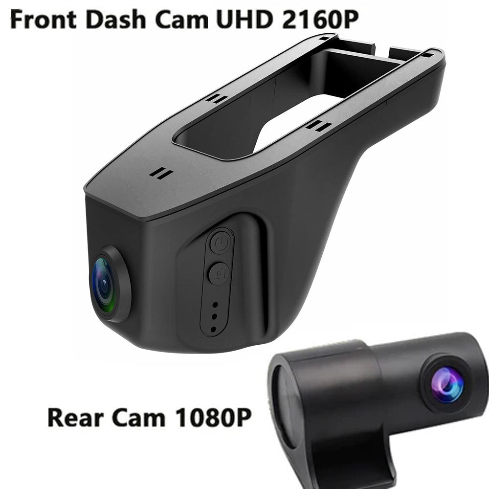 Lexus CT Dash Cam (2011-2020), OEM Factory Look Front 4K+Rear 1080P Dash Cam, 128G