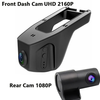 Lexus CT Dash Cam (2011-2020), OEM Factory Look Front 4K+Rear 1080P Dash Cam, 128G