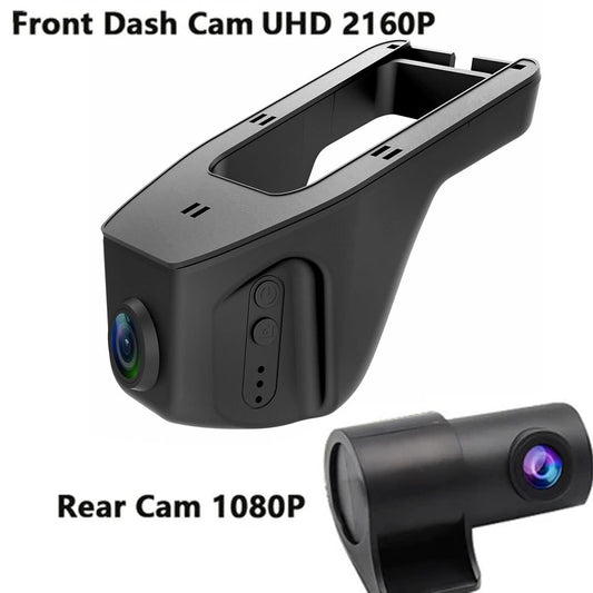 Integrated OEM Look Dash Cam Compatible with Lexus RC (2014-2017) - Front 4K + Rear 1080P