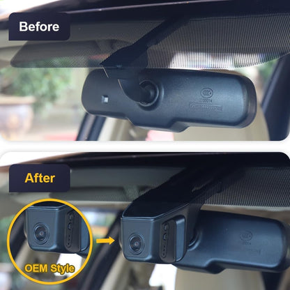 Lexus CT Dash Cam (2011-2020), OEM Factory Look Front 4K+Rear 1080P Dash Cam, 128G
