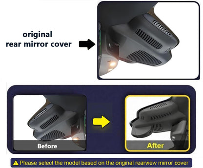 Factory Look Dash Cam Compatible with Mercedes-Benz E-Class (2017-2023) - Front 4K + Rear 1080P